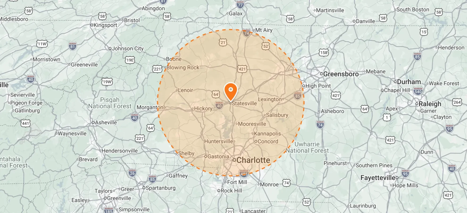 Map Form Full Width Frame